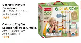 Lobbes Quercetti PlayBio Migoga Knikerbaan, 49dlg. 34x29x7 cm aanbieding