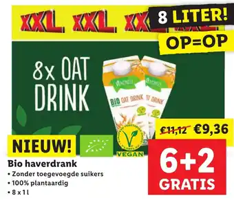 Lidl Bio haverdrank aanbieding