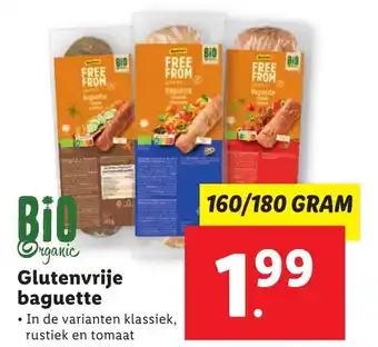 Lidl Glutenvrije baguette aanbieding