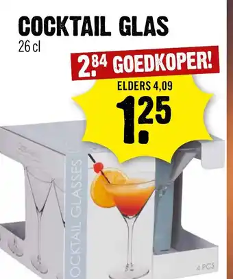 Dirck 3 COCKTAIL GLAS 26 cl aanbieding