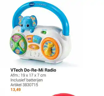 Lobbes VTech Do-Re-Mi Radio 19x17x7 cm aanbieding