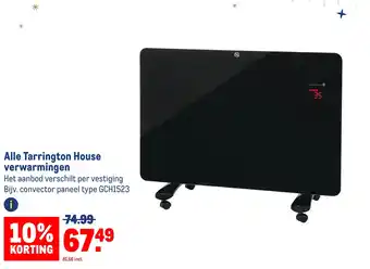 Makro Alle tarrington house verwarmingen aanbieding