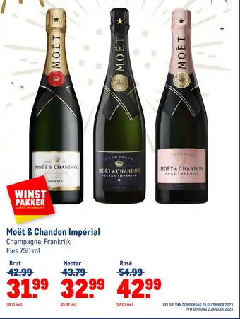 Makro Moët & chandon impérial aanbieding