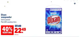 Makro Dixan waspoeder aanbieding
