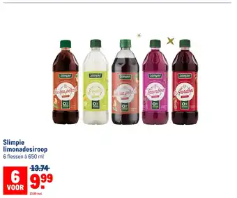 Makro Slimpie limonadesiroop aanbieding