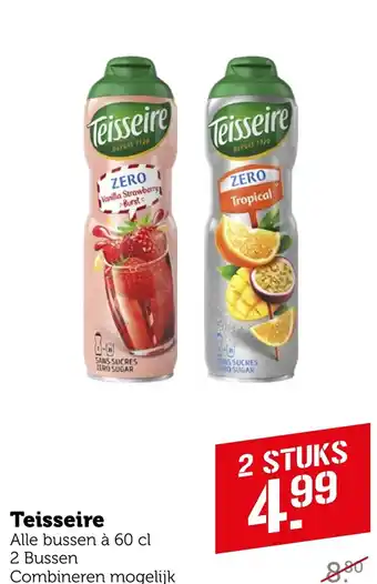 Coop Teisseire 60cl aanbieding