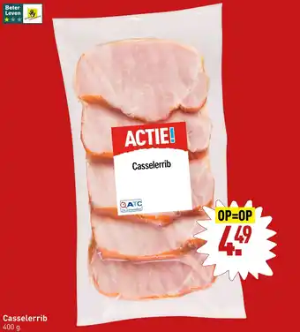 ALDI Casselerrib 400 g aanbieding