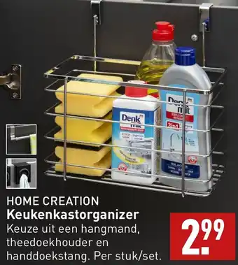 ALDI HOME CREATION Keukenkastorganizer aanbieding