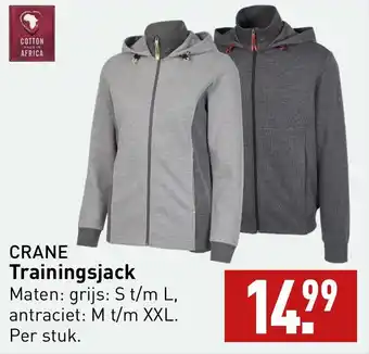 ALDI CRANE Trainingsjack aanbieding