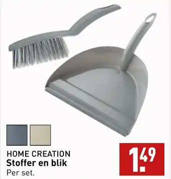 ALDI HOME CREATION Stoffer en blik aanbieding