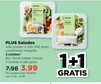 PLUS Salades aanbieding