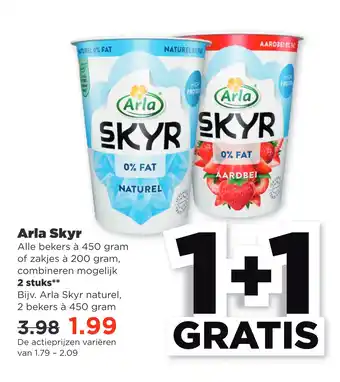 PLUS Arla skyr aanbieding