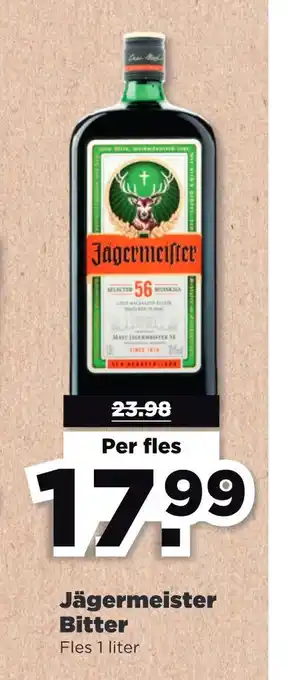 PLUS Jagermeister aanbieding