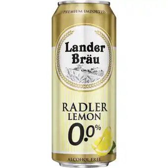 Albert Heijn Lander bräu radler lemon 0.0% aanbieding