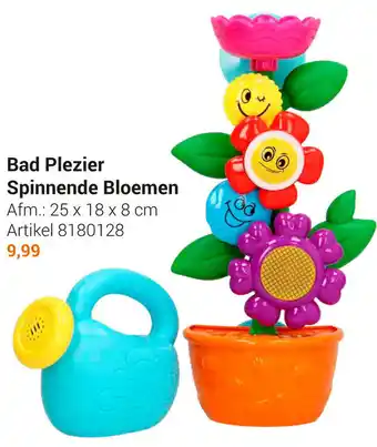 Lobbes Bad plezier spinnende bloemen aanbieding