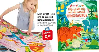 Lobbes Mijn grote reis om de wereld dino zoekboek aanbieding