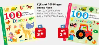 Lobbes Kijkboek 100 dingen om me heen dieren, boerdeij aanbieding