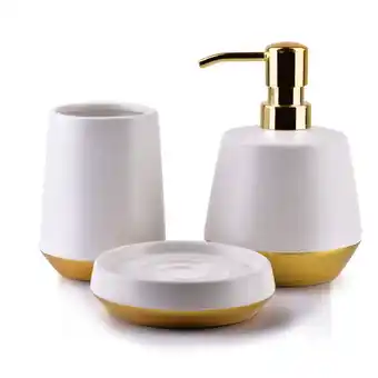 fonQ Casa di elturo badkamer set nordic glam - zeeppompje & beker aanbieding