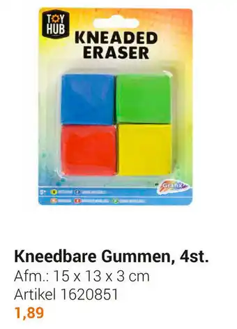 Lobbes Kneedbare gummen 4st aanbieding