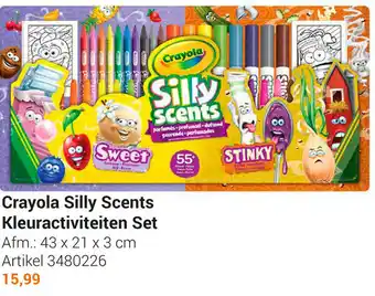 Lobbes Crayola silly scents kleuractiviteiten set aanbieding