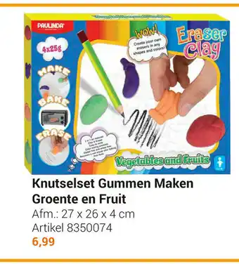 Lobbes Knutselset gummen maken groente en fruit aanbieding