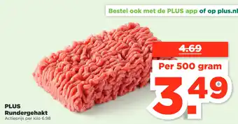 PLUS Plus rundergehakt aanbieding