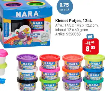 Lobbes Kleiset potjes 12st aanbieding