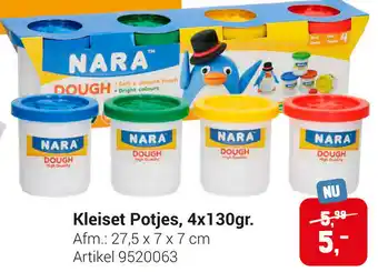 Lobbes Kleiset potjes 4x130gr aanbieding