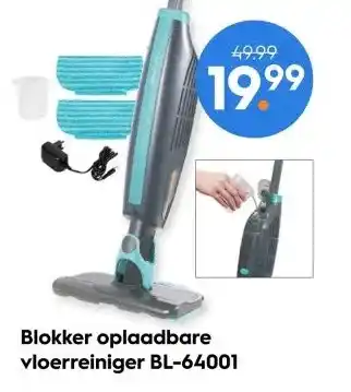 Blokker Blokker oplaadbare vloerreiniger bl-64001 aanbieding