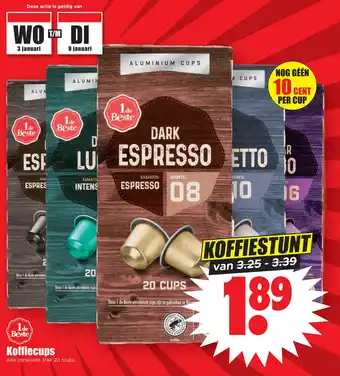 Dirk Koffiecups aanbieding