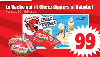 Dirk La vache qui rit cheez dippers of babybel aanbieding