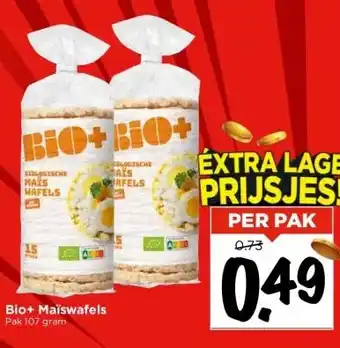Vomar Voordeelmarkt Bio+ maiswafels aanbieding