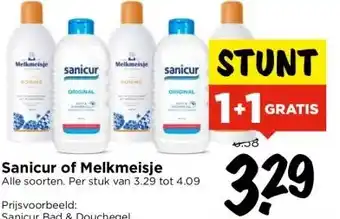 Vomar Voordeelmarkt Sanicur of melkmeisje aanbieding