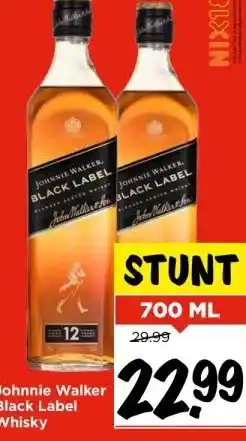 Vomar Voordeelmarkt Johnnie walker black label whisky aanbieding