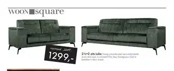 Woonsquare 2 1/2 +2 zits luke aanbieding