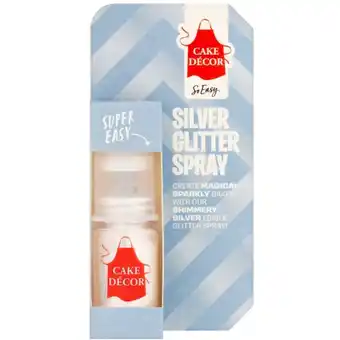 Albert Heijn Cake décor zilver glitter spray aanbieding