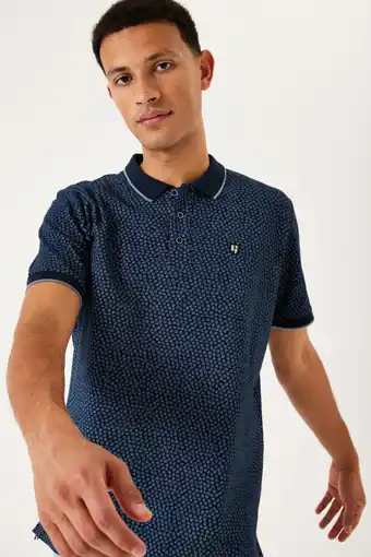 Jeans Centre Garcia polo donkerblauw aanbieding