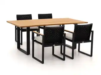 Kees Smit Apple bee dominica/condor 190cm dining tuinset 5-delig aanbieding