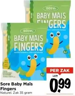 Vomar Voordeelmarkt Sore baby maïs fingers aanbieding