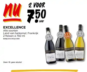 Jumbo Excellence wijnen aanbieding