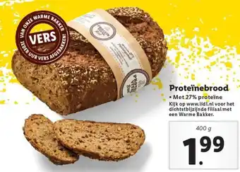 Lidl Proteïnebrood aanbieding