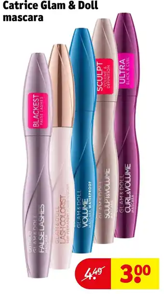 Kruidvat Catrice Glam & Doll mascara aanbieding