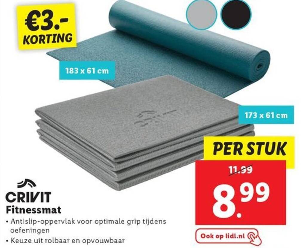 Lidl discount fitness mat