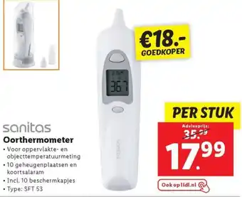 Lidl Oorthermometer aanbieding