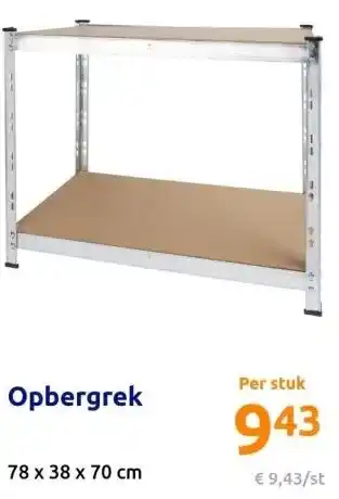 Action Opbergrek aanbieding