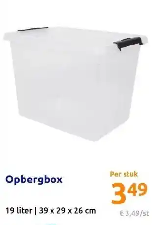 Action Opbergbox aanbieding
