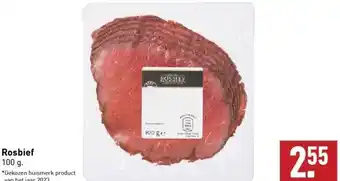 ALDI Rosbief 100 g. aanbieding