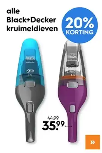 Blokker Black+decker kruimeldief aanbieding