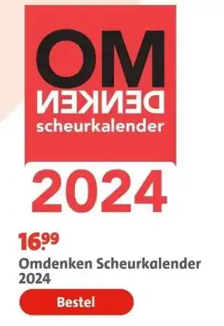 Bruna Omdenken scheurkalender 2024 aanbieding