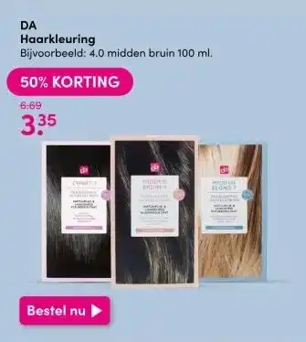 DA Da haarkleuring aanbieding